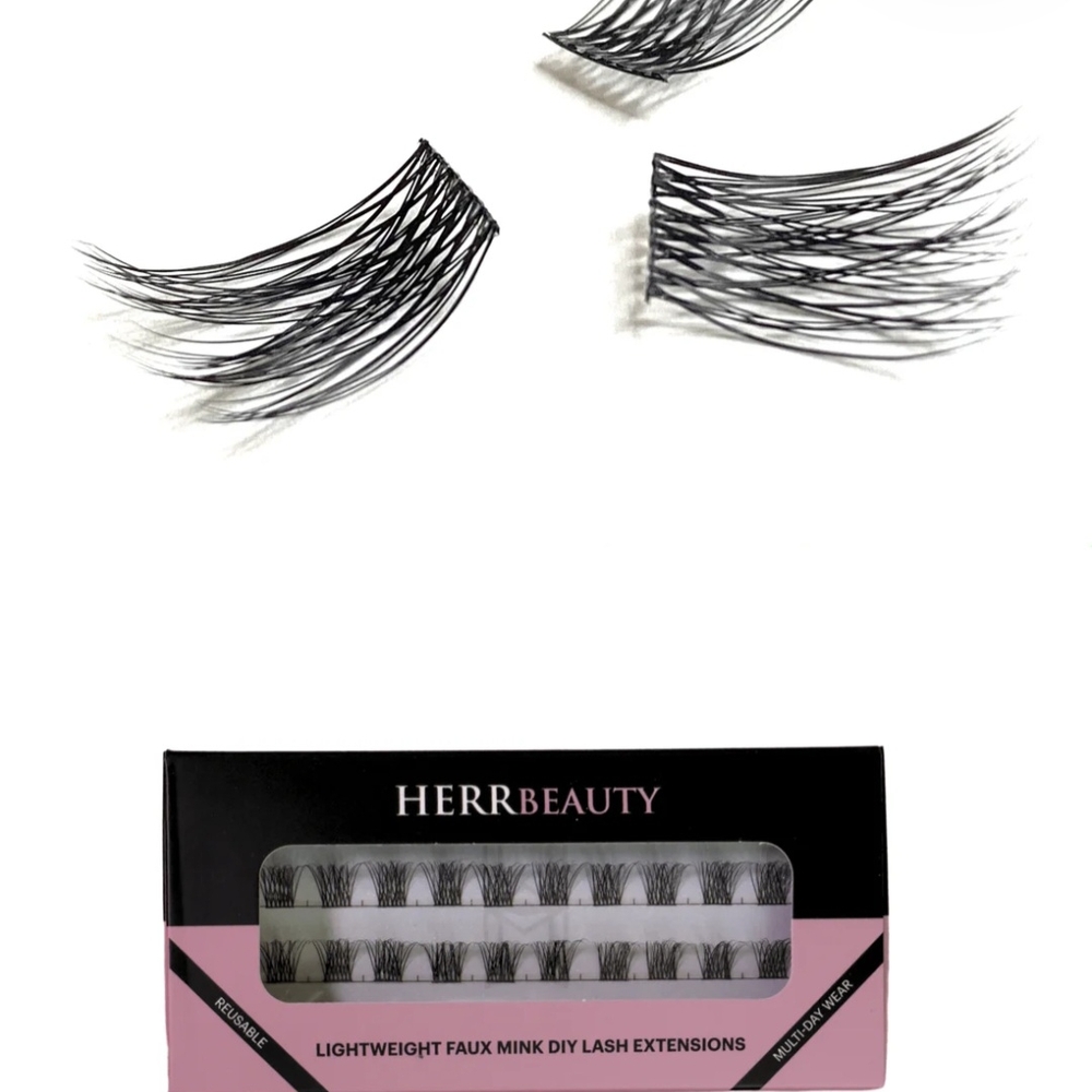 HERRBEAUTY 10mm Faux Mink Lash Extensions